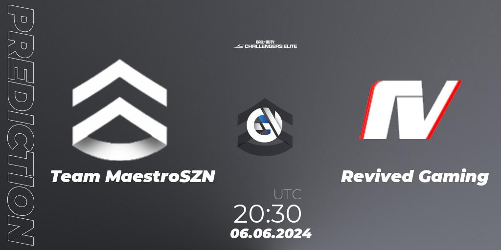 Team MaestroSZN - Revived Gaming: Maç tahminleri. 06.06.2024 at 19:30, Call of Duty, Call of Duty Challengers 2024 - Elite 3: EU