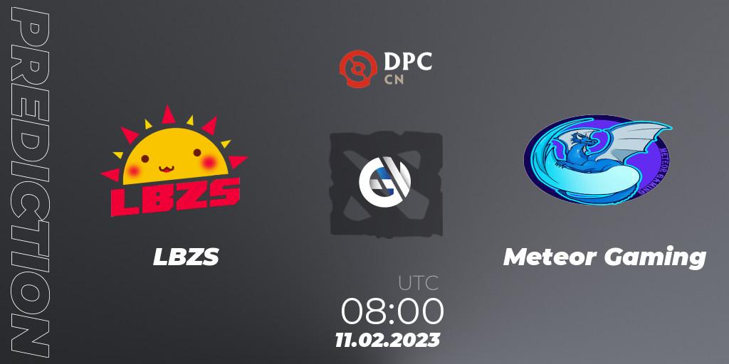 LBZS - Meteor Gaming: Maç tahminleri. 11.02.23, Dota 2, DPC 2022/2023 Winter Tour 1: CN Division II (Lower)
