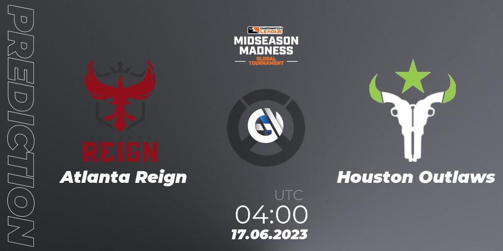 Atlanta Reign - Houston Outlaws: Maç tahminleri. 17.06.2023 at 05:00, Overwatch, Overwatch League 2023 - Midseason Madness