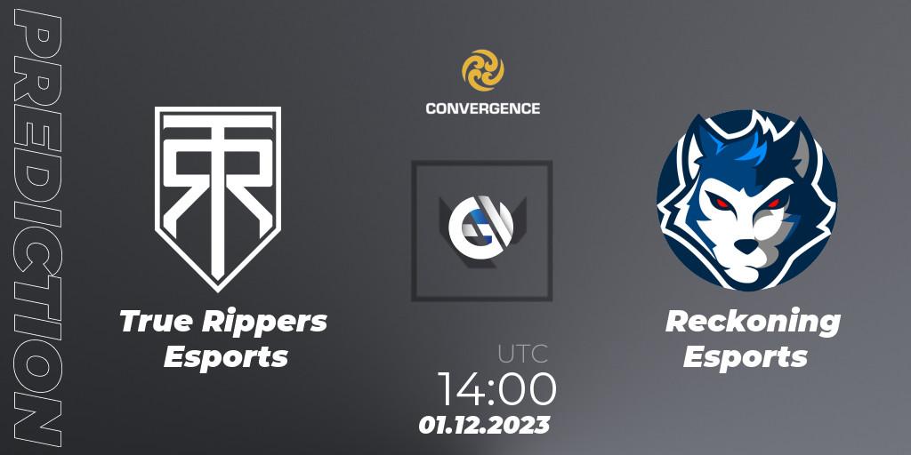 True Rippers Esports - Reckoning Esports: Maç tahminleri. 02.12.23, VALORANT, Convergence 2023