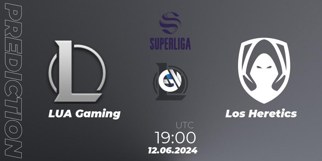 LUA Gaming - Los Heretics: Maç tahminleri. 12.06.2024 at 19:00, LoL, LVP Superliga Summer 2024