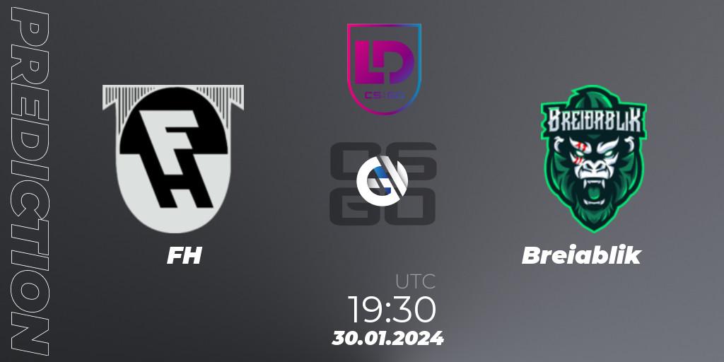 FH - Breiðablik: Maç tahminleri. 30.01.2024 at 19:30, Counter-Strike (CS2), Icelandic Esports League Season 8: Regular Season