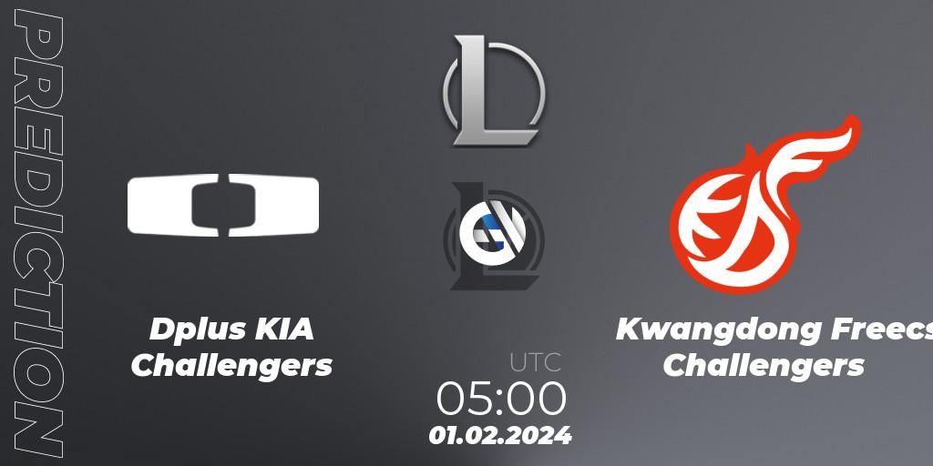 Dplus KIA Challengers - Kwangdong Freecs Challengers: Maç tahminleri. 01.02.2024 at 05:00, LoL, LCK Challengers League 2024 Spring - Group Stage
