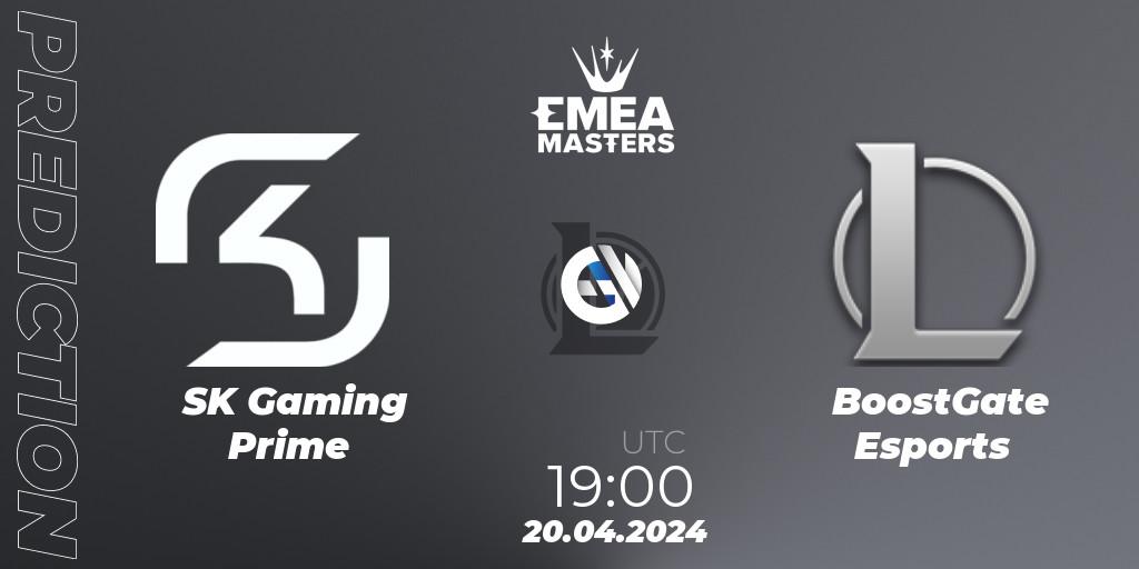 SK Gaming Prime - BoostGate Esports: Maç tahminleri. 20.04.24, LoL, EMEA Masters Spring 2024 - Group Stage
