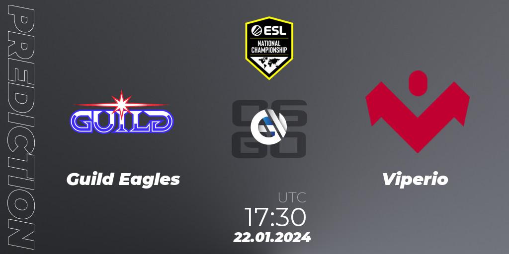 Guild Eagles - Viperio: Maç tahminleri. 22.01.2024 at 17:30, Counter-Strike (CS2), ESL Pro League Season 19 NC Europe Qualifier