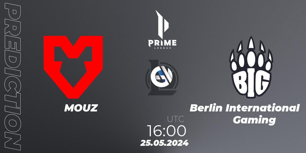 MOUZ - Berlin International Gaming: Maç tahminleri. 25.05.2024 at 16:00, LoL, Prime League Summer 2024