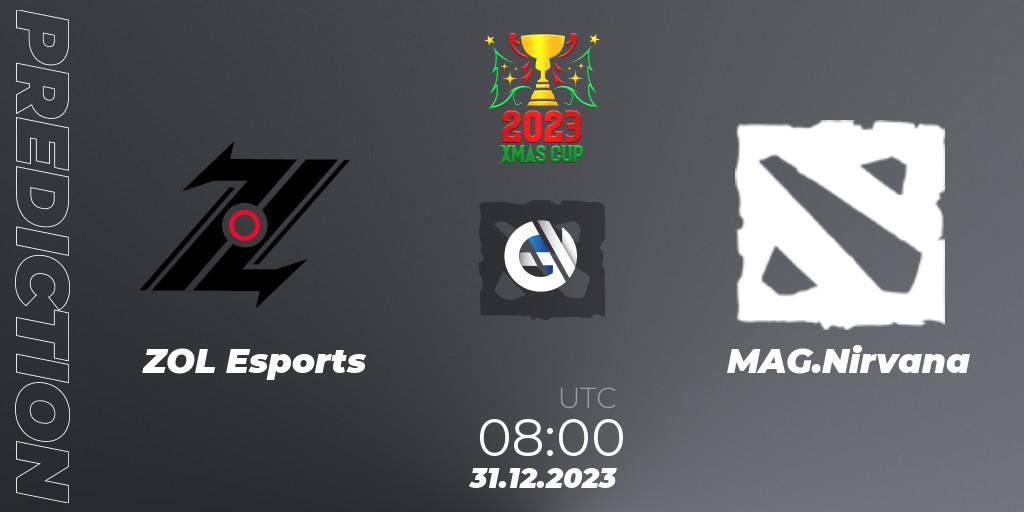 ZOL Esports - MAG.Nirvana: Maç tahminleri. 08.01.2024 at 06:00, Dota 2, Xmas Cup 2023