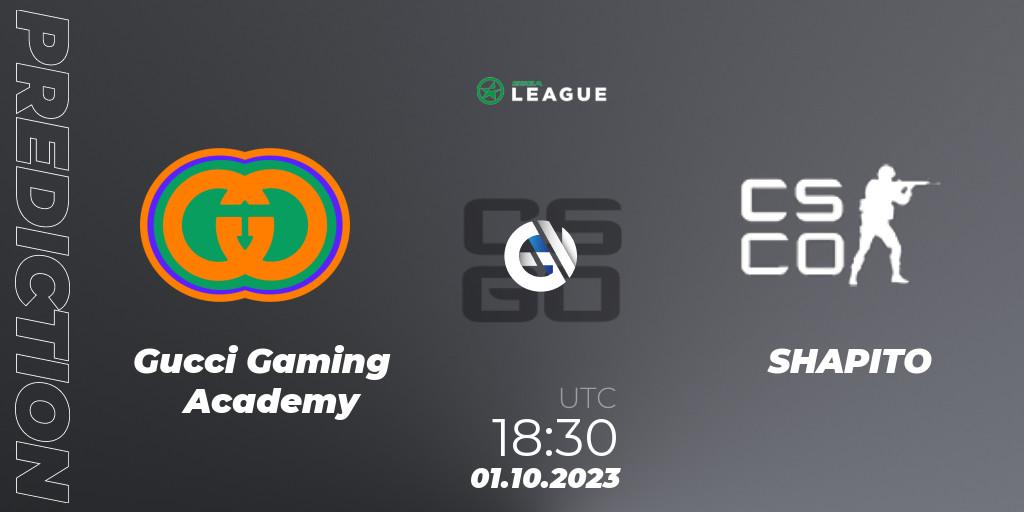 Gucci Gaming Academy - SHAPITO: Maç tahminleri. 02.10.2023 at 11:30, Counter-Strike (CS2), ESEA Season 46: Main Division - Europe