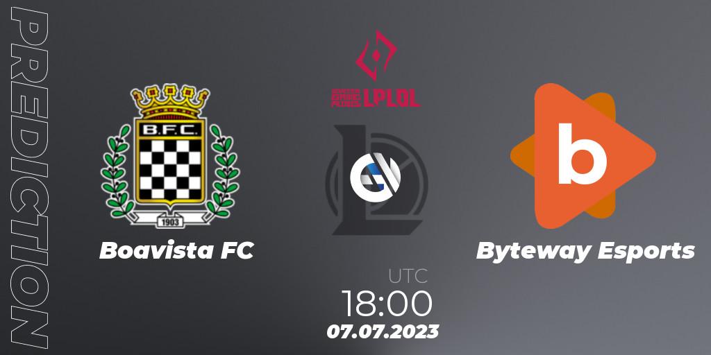 Boavista FC - Byteway Esports: Maç tahminleri. 07.07.2023 at 18:00, LoL, LPLOL Split 2 2023 - Group Stage