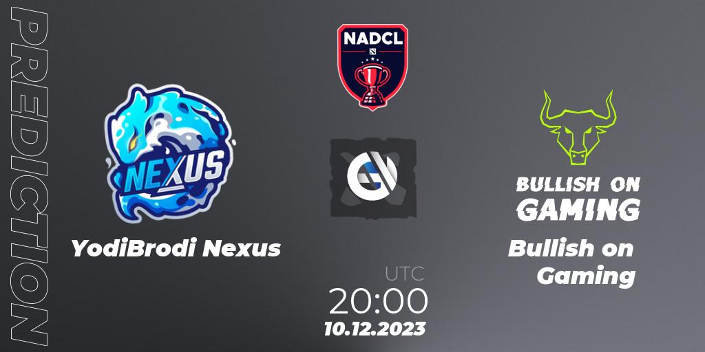 YodiBrodi Nexus - Bullish on Gaming: Maç tahminleri. 10.12.2023 at 21:00, Dota 2, North American Dota Challengers League Season 5 Grand Finals