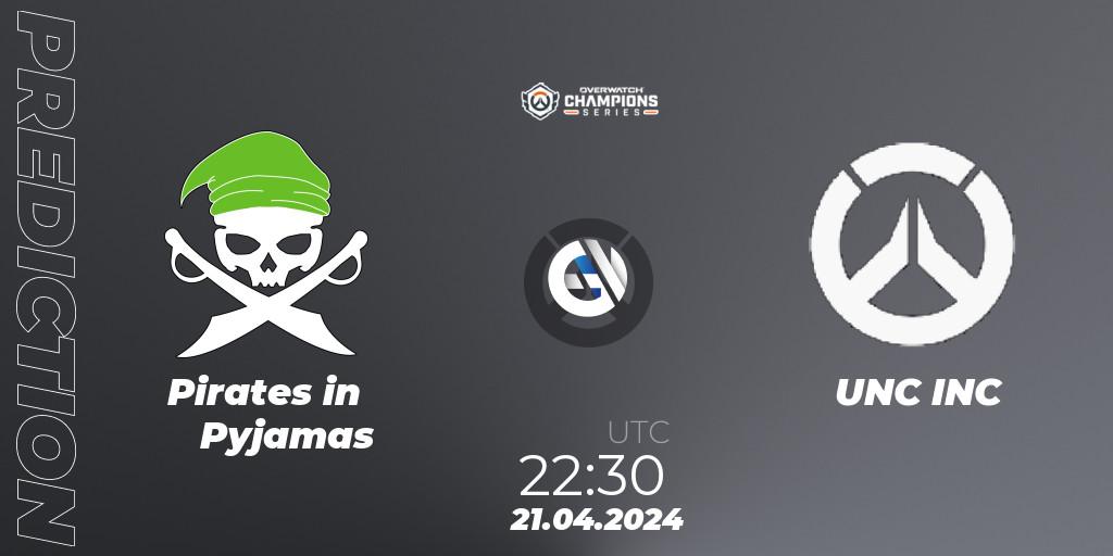 Pirates in Pyjamas - UNC INC: Maç tahminleri. 21.04.2024 at 22:30, Overwatch, Overwatch Champions Series 2024 - North America Stage 2 Group Stage
