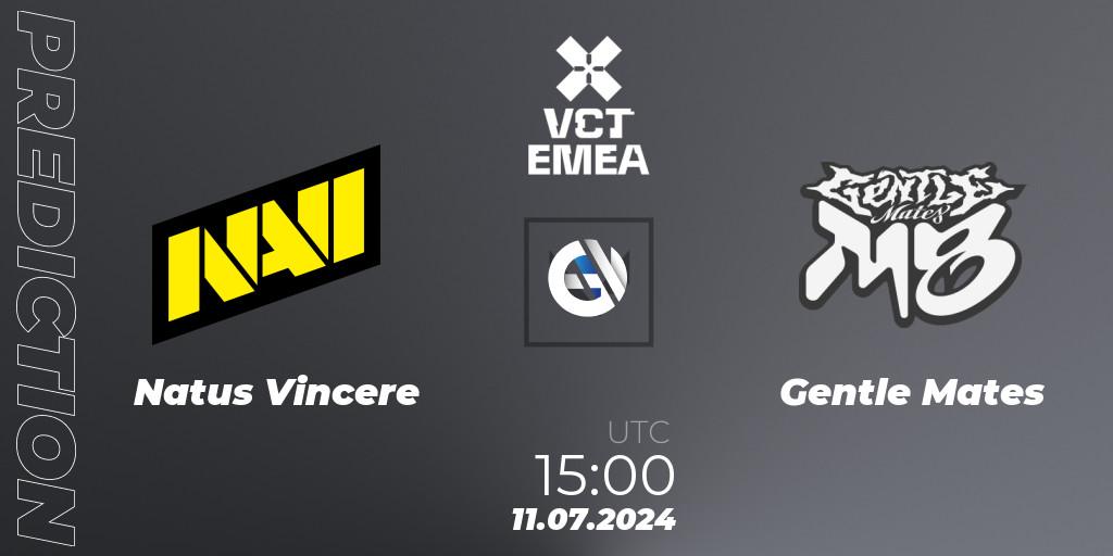 Natus Vincere - Gentle Mates: Maç tahminleri. 11.07.2024 at 16:00, VALORANT, VALORANT Champions Tour 2024: EMEA League - Stage 2 - Group Stage