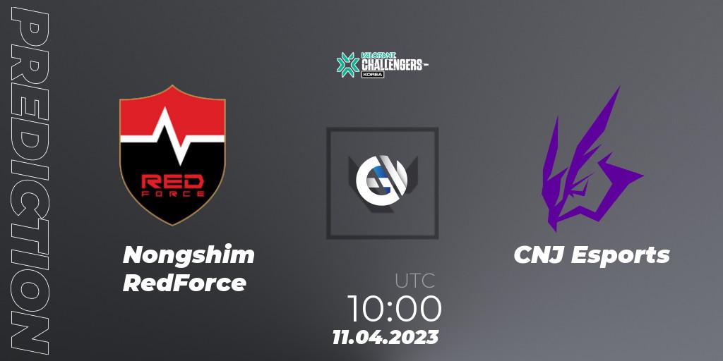 Nongshim RedForce - CNJ Esports: Maç tahminleri. 11.04.2023 at 10:00, VALORANT, VALORANT Challengers 2023: Korea Split 2 - Regular League