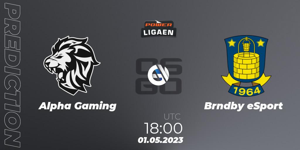Alpha Gaming - Brøndby eSport: Maç tahminleri. 01.05.2023 at 18:00, Counter-Strike (CS2), Dust2.dk Ligaen Season 23