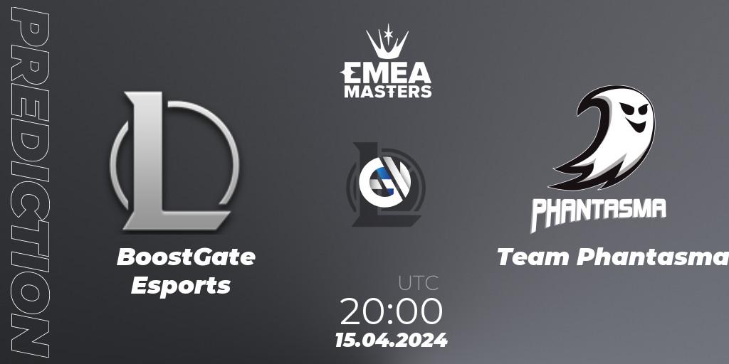 BoostGate Esports - Team Phantasma: Maç tahminleri. 15.04.2024 at 20:00, LoL, EMEA Masters Spring 2024 - Play-In
