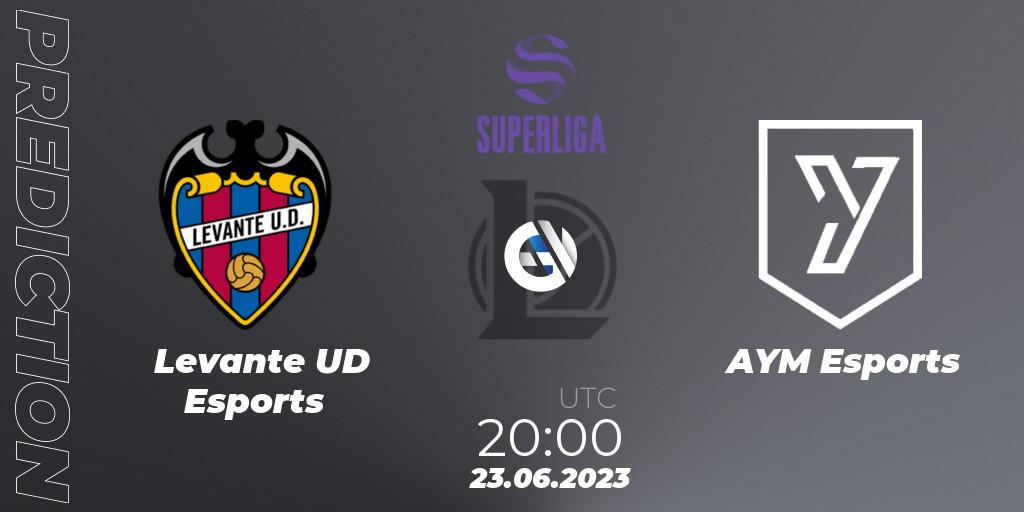 Levante UD Esports - AYM Esports: Maç tahminleri. 23.06.2023 at 20:00, LoL, LVP Superliga 2nd Division 2023 Summer
