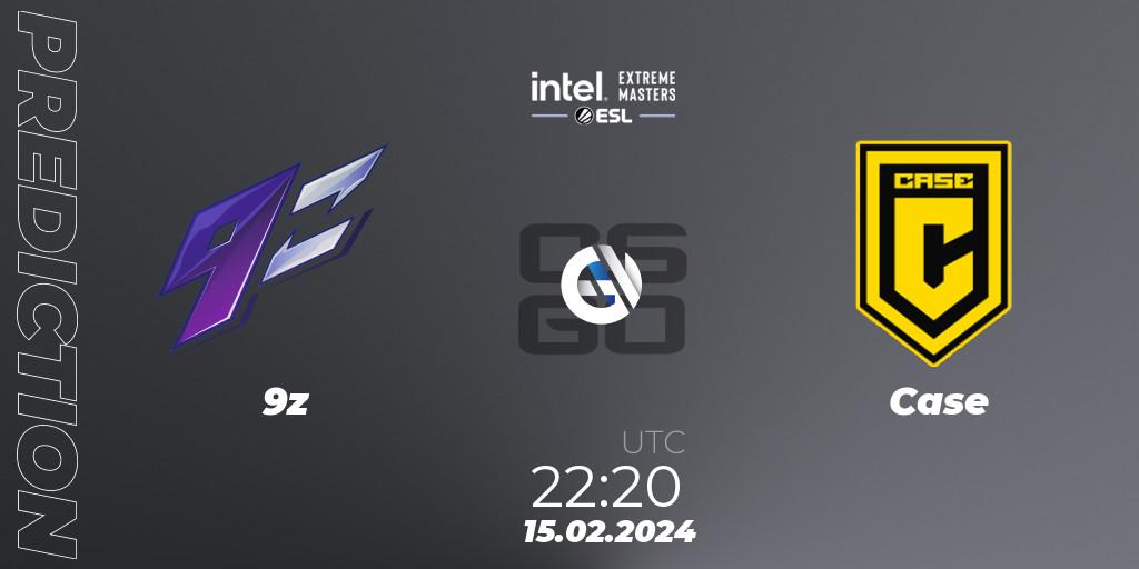 9z - Case: Maç tahminleri. 15.02.2024 at 22:20, Counter-Strike (CS2), Intel Extreme Masters Dallas 2024: South American Open Qualifier #1