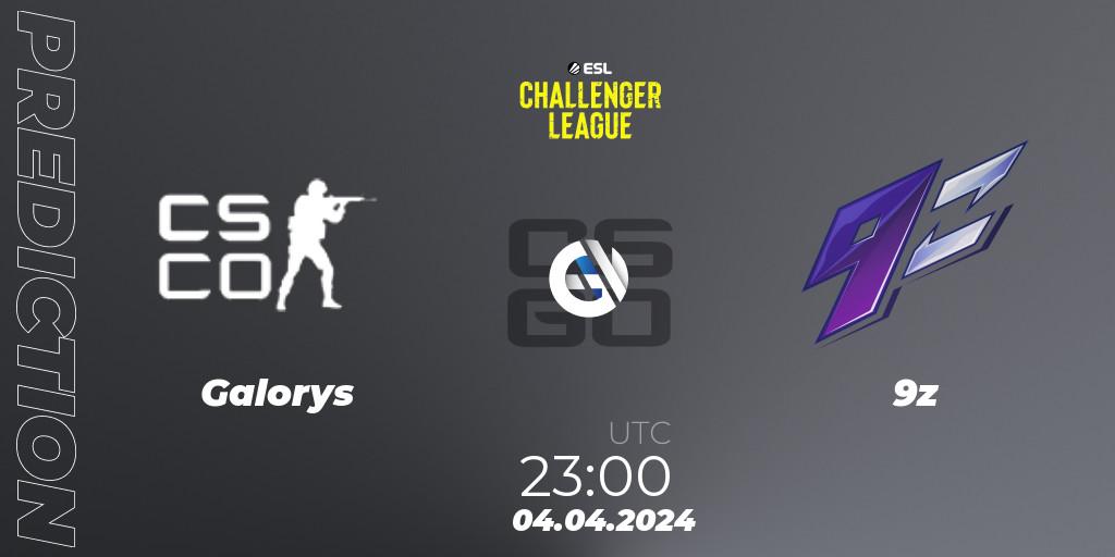 Galorys - 9z: Maç tahminleri. 04.04.2024 at 23:00, Counter-Strike (CS2), ESL Challenger League Season 47: South America