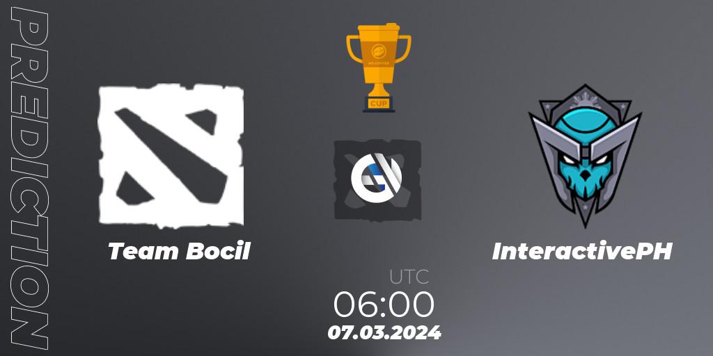 Team Bocil - InteractivePH: Maç tahminleri. 07.03.24, Dota 2, No Coffee Cup