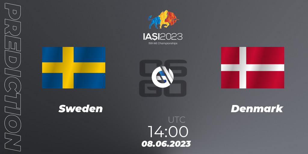 Sweden - Denmark: Maç tahminleri. 08.06.2023 at 14:00, Counter-Strike (CS2), IESF World Esports Championship 2023: Northern Europe Qualifier
