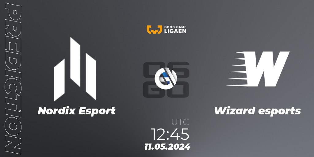 Nordix Esport - Wizard esports: Maç tahminleri. 11.05.2024 at 12:45, Counter-Strike (CS2), Good Game-ligaen Spring 2024
