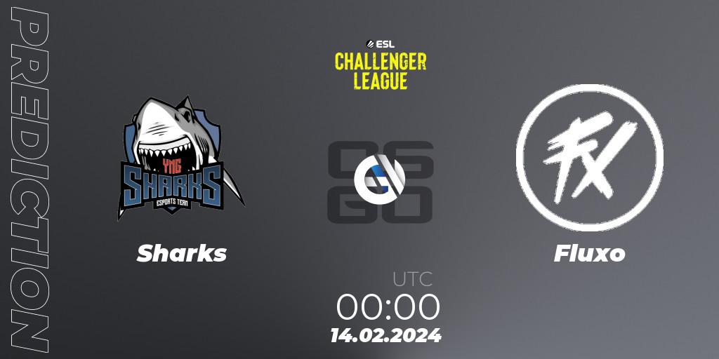 Sharks - Fluxo: Maç tahminleri. 15.02.2024 at 18:00, Counter-Strike (CS2), ESL Challenger League Season 47: South America