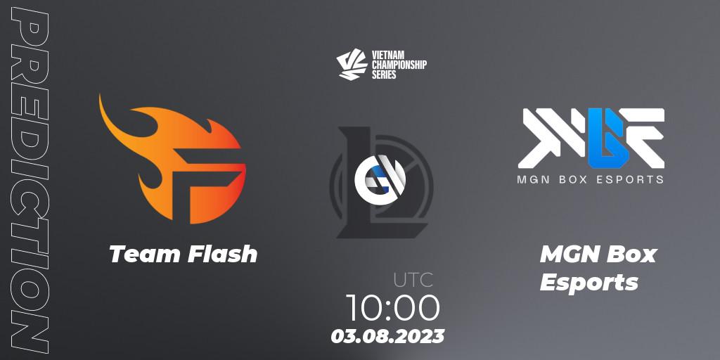 Team Flash - MGN Box Esports: Maç tahminleri. 05.08.23, LoL, VCS Dusk 2023