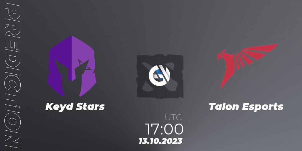 Keyd Stars - Talon Esports: Maç tahminleri. 13.10.23, Dota 2, The International 2023 - Group Stage