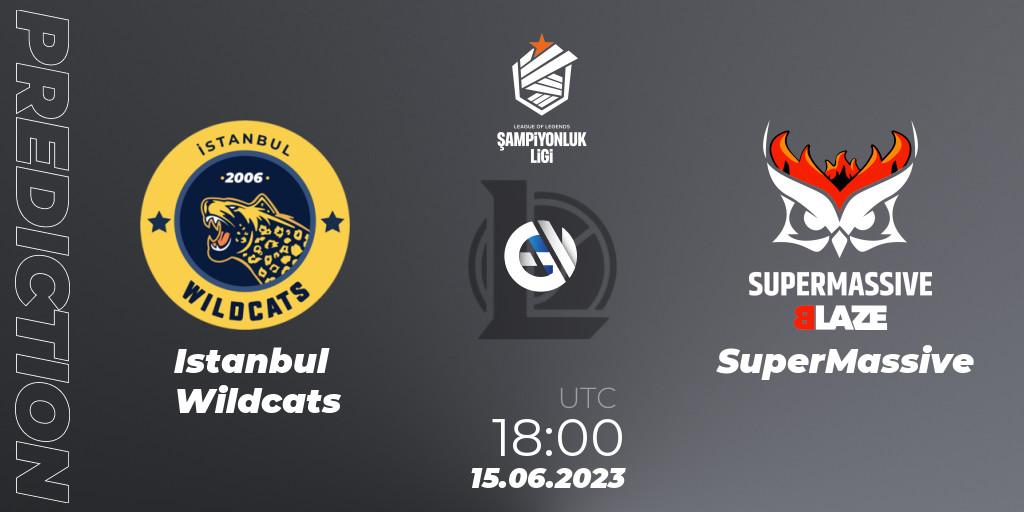Istanbul Wildcats - SuperMassive: Maç tahminleri. 15.06.2023 at 18:00, LoL, TCL Summer 2023 - Group Stage