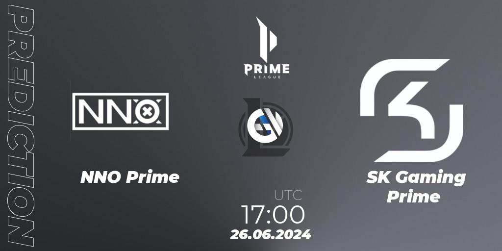 NNO Prime - SK Gaming Prime: Maç tahminleri. 26.06.2024 at 17:00, LoL, Prime League Summer 2024