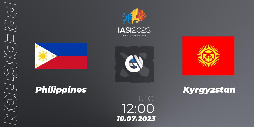 Philippines - Kyrgyzstan: Maç tahminleri. 10.07.2023 at 13:00, Dota 2, Gamers8 IESF Asian Championship 2023