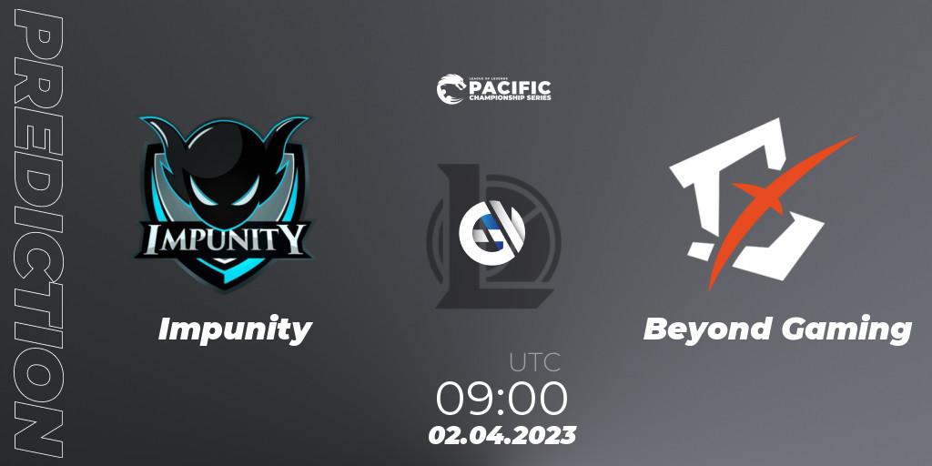 Impunity - Beyond Gaming: Maç tahminleri. 02.04.23, LoL, PCS Spring 2023 - Playoffs