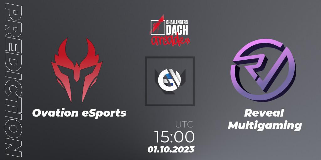 Ovation eSports - Reveal Multigaming: Maç tahminleri. 01.10.2023 at 15:00, VALORANT, VALORANT Challengers 2023 DACH: Arcade