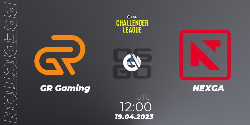 GR Gaming - NEXGA: Maç tahminleri. 19.04.23, CS2 (CS:GO), ESL Challenger League Season 45: Asia-Pacific