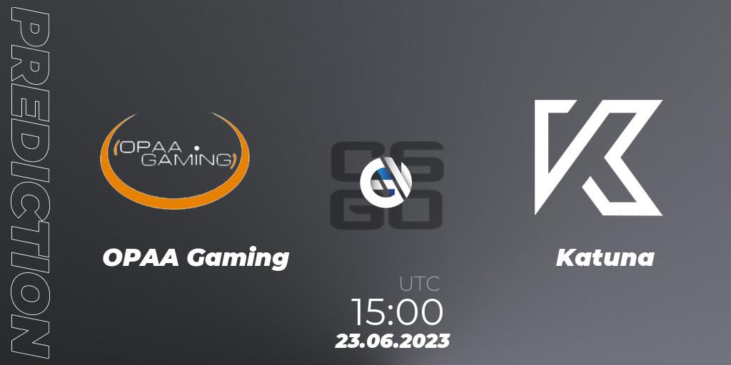 OPAA Gaming - Katuna: Maç tahminleri. 23.06.2023 at 15:00, Counter-Strike (CS2), Preasy Summer Cup 2023