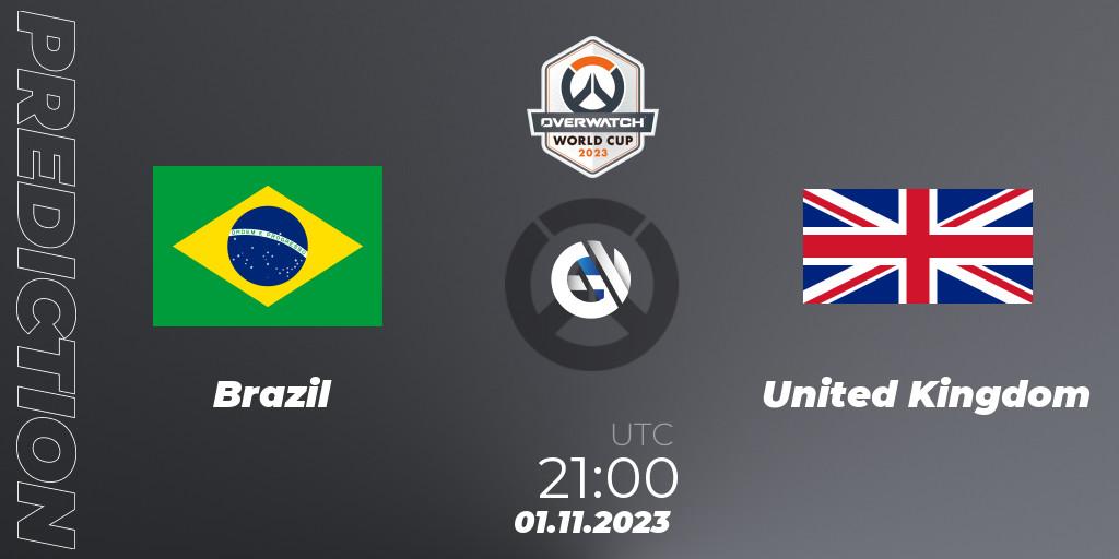 Brazil - United Kingdom: Maç tahminleri. 01.11.23, Overwatch, Overwatch World Cup 2023