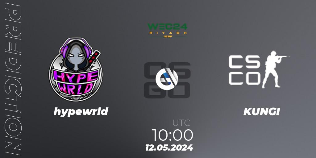 hypewrld - KUNGI: Maç tahminleri. 12.05.2024 at 10:00, Counter-Strike (CS2), IESF World Esports Championship 2024: Latvian Qualifier