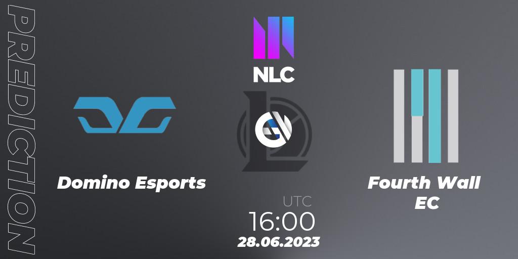 Domino Esports - Fourth Wall EC: Maç tahminleri. 28.06.2023 at 16:00, LoL, NLC Summer 2023 - Group Stage