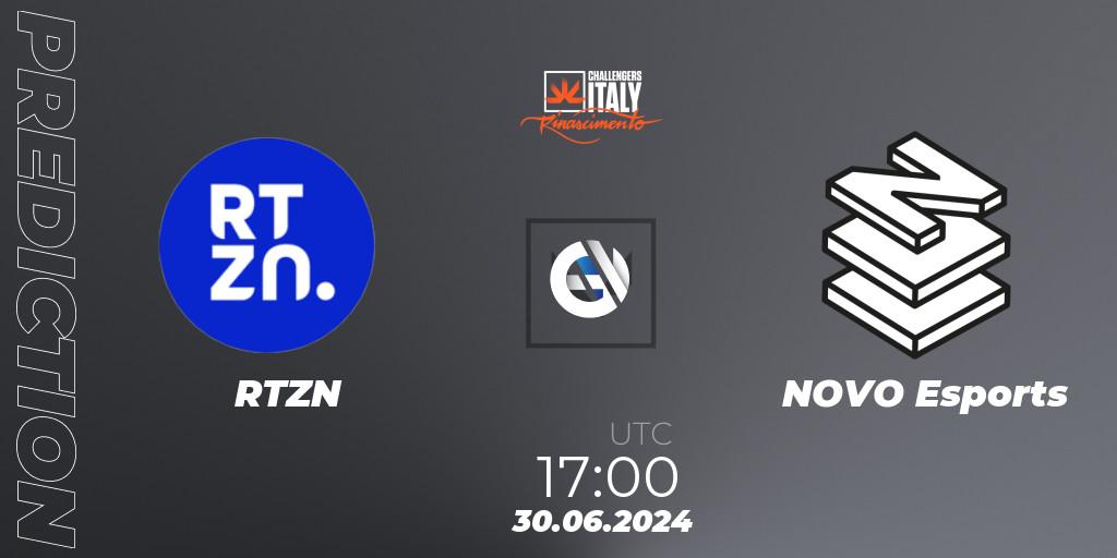 RTZN - NOVO Esports: Maç tahminleri. 30.06.2024 at 17:00, VALORANT, VALORANT Challengers 2024 Italy: Rinascimento Split 2