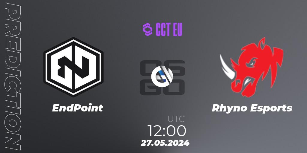 EndPoint - Rhyno Esports: Maç tahminleri. 27.05.2024 at 12:00, Counter-Strike (CS2), CCT Season 2 Europe Series 4