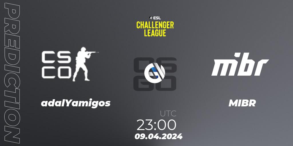 adalYamigos - MIBR: Maç tahminleri. 09.04.24, CS2 (CS:GO), ESL Challenger League Season 47: South America