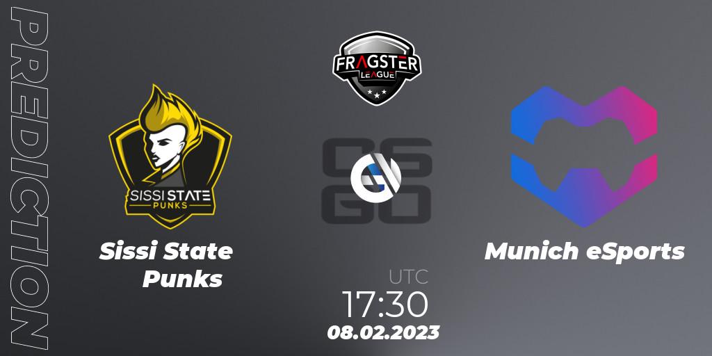 Sissi State Punks - Munich eSports: Maç tahminleri. 08.02.23, CS2 (CS:GO), Fragster League Season 4