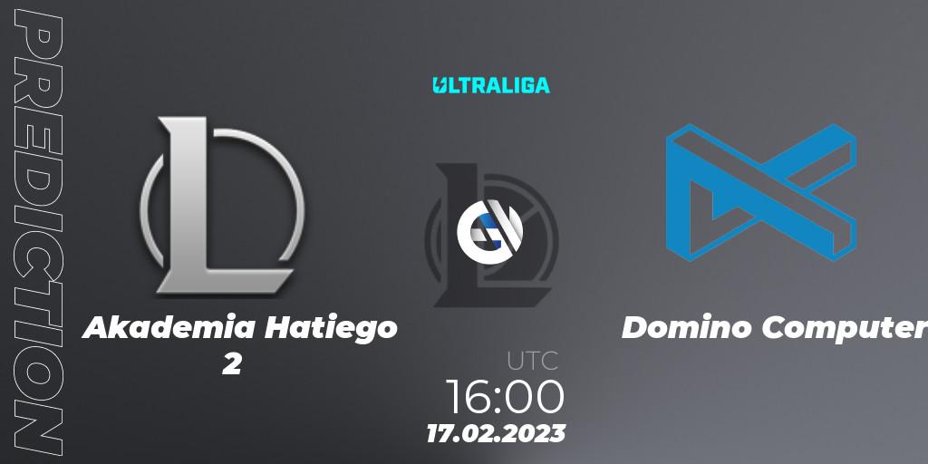Akademia Hatiego 2 - Domino Computer: Maç tahminleri. 17.02.23, LoL, Ultraliga 2nd Division Season 6