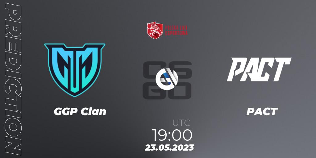 GGP Clan - PACT: Maç tahminleri. 23.05.2023 at 19:00, Counter-Strike (CS2), Polish Esports League 2023 Split 2
