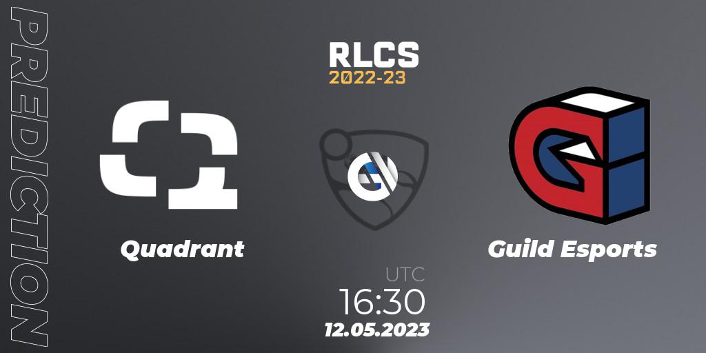Quadrant - Guild Esports: Maç tahminleri. 12.05.2023 at 16:30, Rocket League, RLCS 2022-23 - Spring: Europe Regional 1 - Spring Open