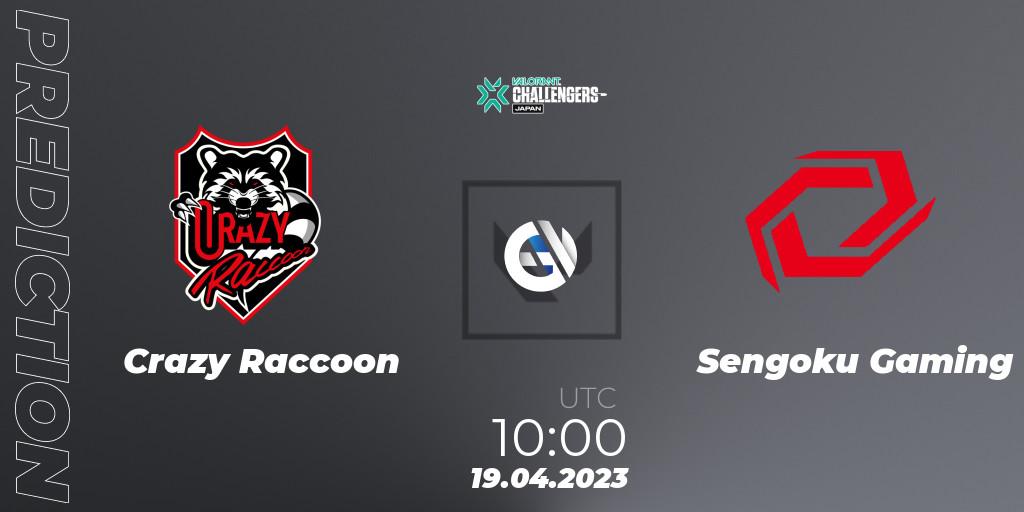 Crazy Raccoon - Sengoku Gaming: Maç tahminleri. 19.04.23, VALORANT, VALORANT Challengers 2023: Japan Split 2 Group stage