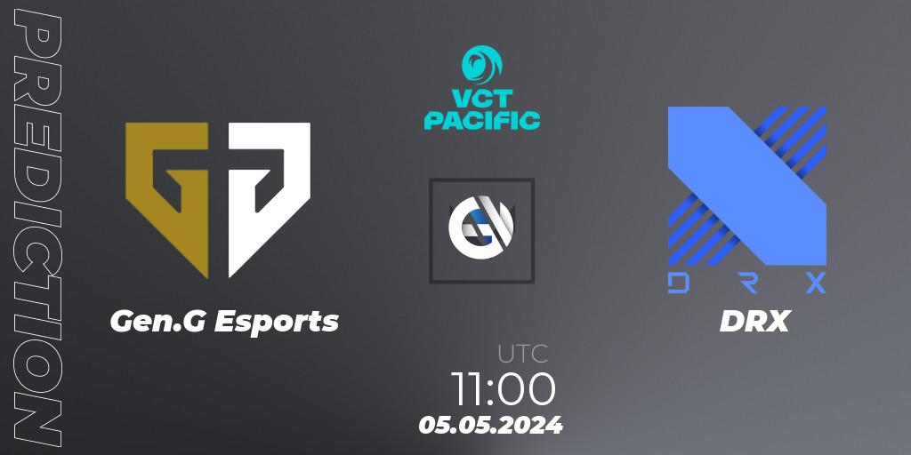 Gen.G Esports - DRX: Maç tahminleri. 05.05.2024 at 10:10, VALORANT, VCT 2024: Pacific League - Stage 1