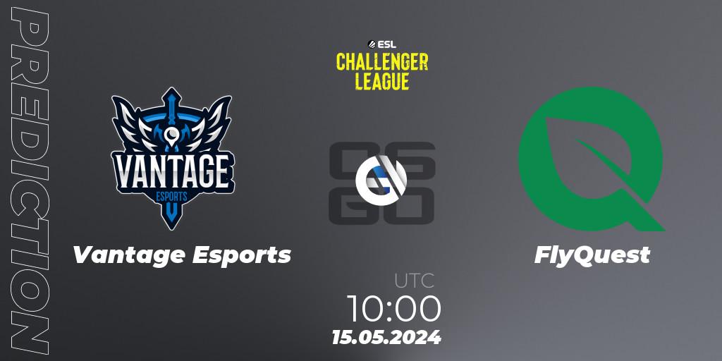 Vantage Esports - FlyQuest: Maç tahminleri. 15.05.2024 at 10:00, Counter-Strike (CS2), ESL Challenger League Season 47: Oceania