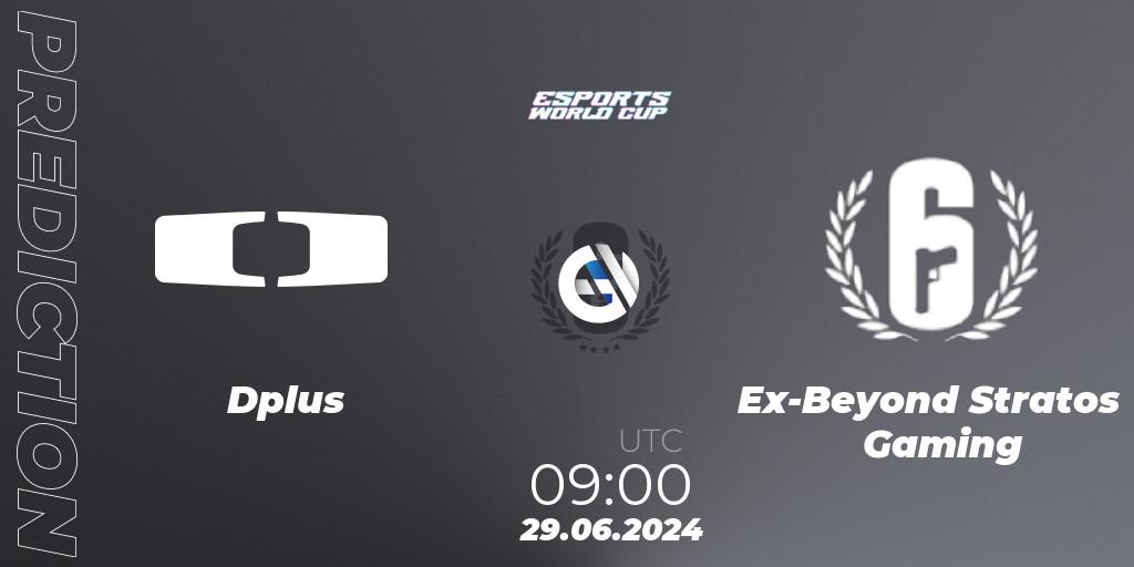 Dplus - Ex-Beyond Stratos Gaming: Maç tahminleri. 29.06.2024 at 09:00, Rainbow Six, Esports World Cup 2024: South Korea CQ