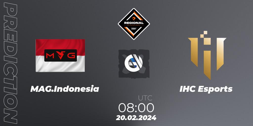 MAG.Indonesia - IHC Esports: Maç tahminleri. 20.02.24, Dota 2, RES Regional Series: SEA #1